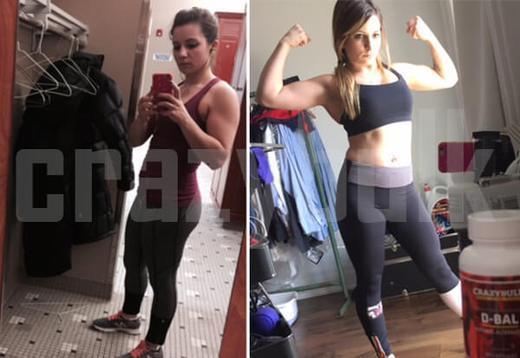 ¡SABINA PERDIÓ UN 2% DE GRASA CORPORAL Y AUMENTÓ SU ENERGÍA CON CRAZYBULK!